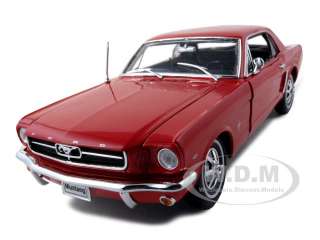 1964 1/2 FORD MUSTANG RED HT 1:18 DIECAST MODEL  