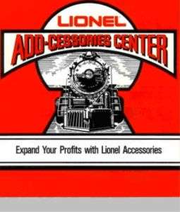1978 LIONEL TRAINS ADD CESSORIES CENTER FLYER  