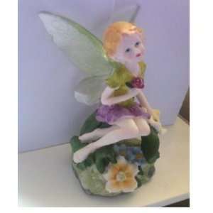  Pacific Solar Fairy Holding Rose Solar Light with Color 
