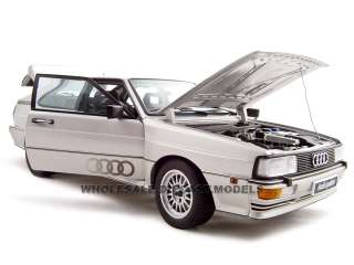 1988 AUDI SPORT QUATTRO SILVER 118 DIECAST AUTOART  