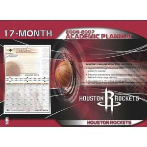  Houston Rockets 8x11 Academic Planner 2006 07