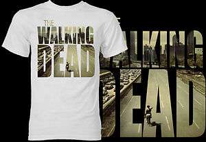 The Walking Dead Shirt   Poster T Shirt White  