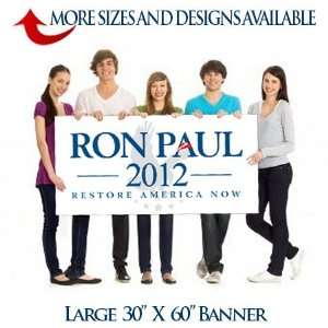  Ron Paul Eagle Banner (30X60): Home & Kitchen