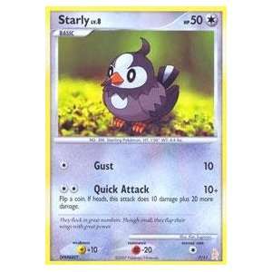  Pokemon   Starly (7)   DP Training Kit 1 Gold Toys 