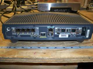 Cisco 1711 VPN Modular Router WIC 4ESW+WIC 1AM +Power  