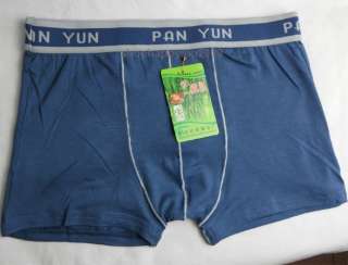 New 2 pcs mens Sexy BOXER briefs Underwear bamboo fiber green made 