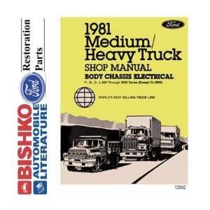    1981 FORD MED DUTY HEAVY DUTY Service Manual CD: Automotive