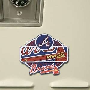  Atlanta Braves 3D Team Logo Magnet: Sports & Outdoors