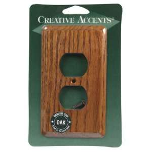   Creative Accents Contemporary Oak Wall Plate (908): Home Improvement