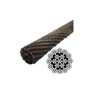 Spin Resistant Bright Wire Rope EIPS WRC   19x7 Class   9/16 (Linea 