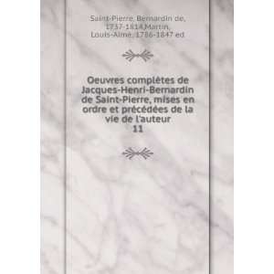 Oeuvres complÃ¨tes de Jacques Henri Bernardin de Saint Pierre, mises 