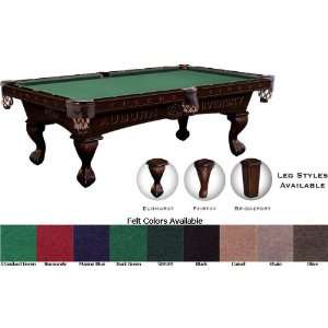  Auburn Pool Table Mahogany 8 Foot