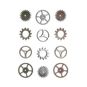  Advantus Tim Holtz Idea Ology Sprocket Gears 12/Pkg 4ea 