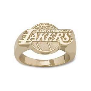  10K LOS ANGELES LAKERS LOGO 5/8 RING: Sports & Outdoors