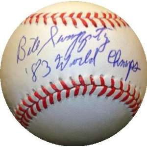   autographed Baseball inscribed 83 World Champs: Sports & Outdoors