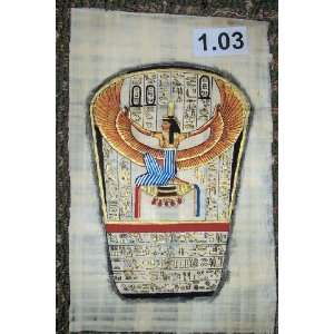   Papyrus * Isis unfurls wings * 20x30cm * ep.a1.3 