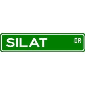  Silat Street Sign ~ Martial Arts Gift ~ Aluminum: Sports 