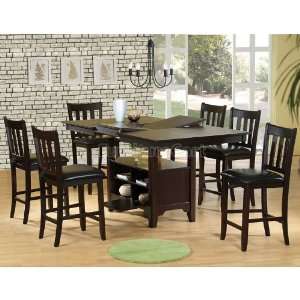   Counter Height Dining Room Set by World Imports: Home & Kitchen