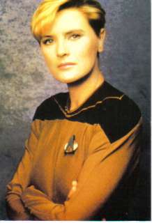 Star Trek TNG Tasha Yar 4 x 6 Glossy Postcard 1996, NEW  