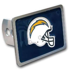 Diego Chargers Large Zinc Trailer Hitch Cover   NFL Football Fan Shop 