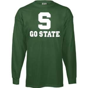   Michigan State Spartans Long Sleeve Adage T Shirt: Sports & Outdoors