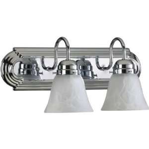    Quorum Lighting 2LT VNTY W/ FAUX ALAB  CH