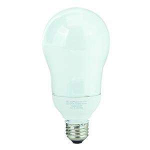   GE 71877 20 Watt 1100 Lumen A19 CFL Bulb, Soft White