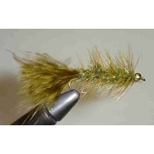  Bead Head Crystal Wooly Bugger Olive #6