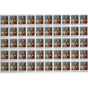   & Child Christmas Full Sheet 50 x 29 cent US Postage Stamp #2789