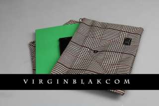 vb HOMME Leather Envelope Clutch w Removable Strap 1TI  