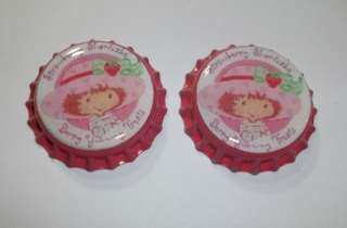 Strawberry Shortcake Berry Yummy Bottle Caps Scrapbooking Hairbows 