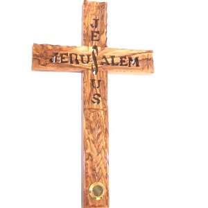  Olive wood Cross made with Cut or See Through design 