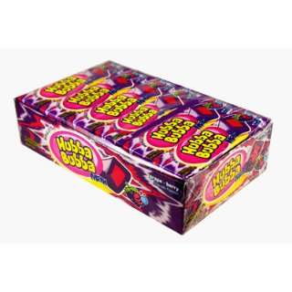 Hubba Bubba Max Grape Berry Gum 18 Packs:  Grocery 