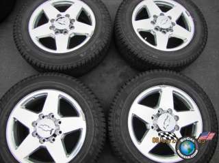 Four 2011 Chevy HD 2500 3500 Factory 20 Forged Wheels Tires OEM Rims 