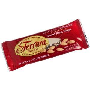 Ferrara Chocolate Torrone Bar, 2 Ounce Bars (Pack of 24)  