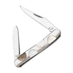   , Stainless Handle w/Abalone & MOP Inlay, 2 Blades
