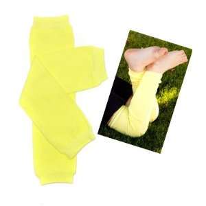   : #80 Yellow baby leg warmers for boy or girl by My Little Legs: Baby