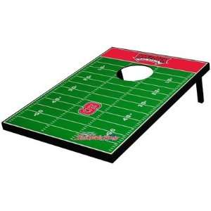   State Wolf Pack Decal Football Bean Bag Toss Game