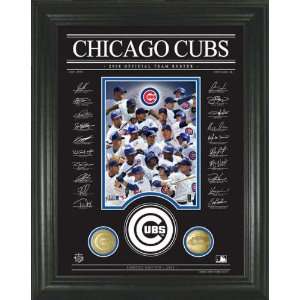  Chicago Cubs 24KT Gold Coin Archival Etched Signature 