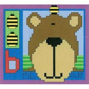  AlphaZoo B (Bear & Bees)   Cross Stitch Pattern: Arts 