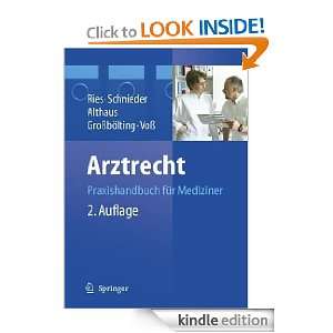  Arztrecht Praxishandbuch für Mediziner eBook Hans Peter 