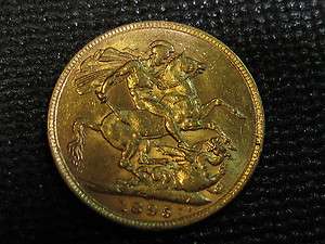   BRITISH GOLD SOVEREIGN EXCELLENT OLD GOLD TO COLLECT .2354 GOLD WT