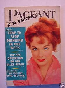 PAGEANT magazine March 1959 BRUNETTE LINDA CRISTAL ++1  