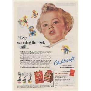  1953 Childcraft Education Books Ricky was Ruling the Roost 