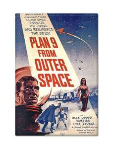 Plan 9 from Outer Space Vintage Poster Fridge Magnet  