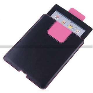 New Leather Pocket Case Cover Pouch For Apple iPad II 2  