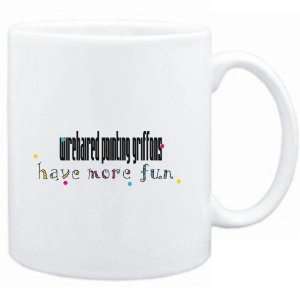  Mug White Wirehaired Pointing Griffons have more fun Dogs 