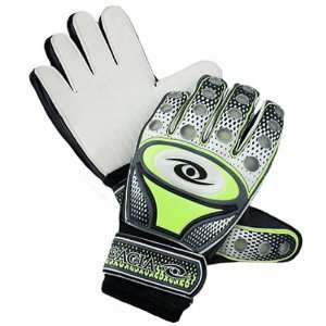  ACACIA Finguard II Soccer Goalie Gloves BLACK/WHITE/LIME 