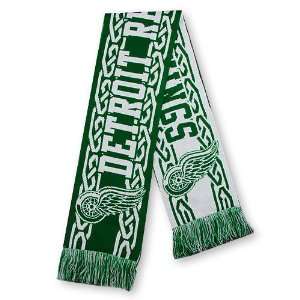 Detroit Red Wings Saint Patricks Day Kahla Scarf: Sports 
