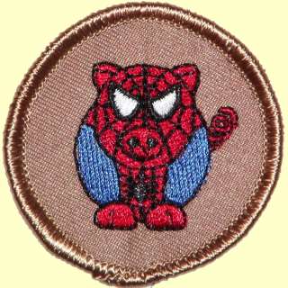 Cool Boy Scout Patch  Spider Pig Costume Patrol (#279)  